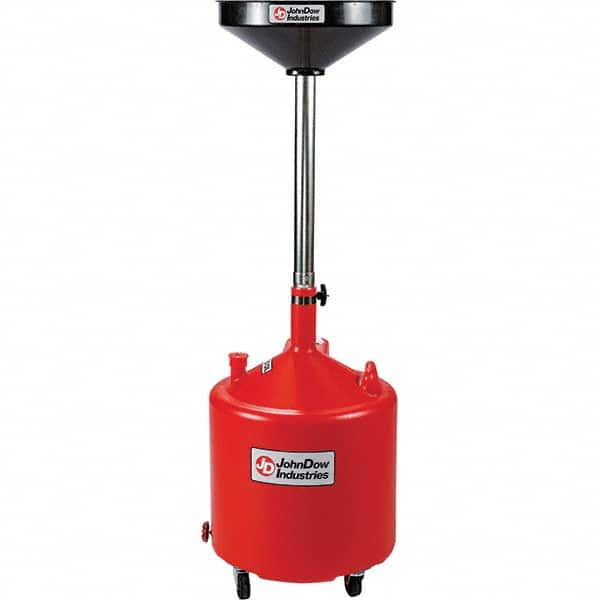 JohnDow - Oil Drain Containers Type: Pressurized Evacuation Drain w/Casters Container Size: 18 Gal. - All Tool & Supply