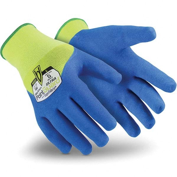 HexArmor - Size M (8), ANSI Cut Lvl A9, Nitrile Coated Cut Resistant Gloves - All Tool & Supply