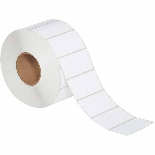 Value Collection - Pack of 4 Rolls, 3,000 Labels per Roll, 4" x 2" White Topcoated Facestock Thermal Labels - All Tool & Supply