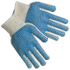 Reg Cotton/Poly Blue PVC Dots 2-Sides