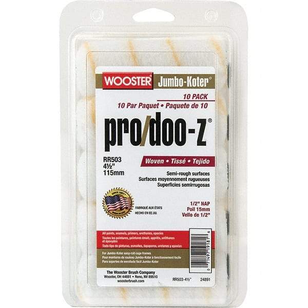 Wooster Brush - Paint Roller Covers   Type: Mini Roller    Nap Size (Inch): 1/2 - All Tool & Supply