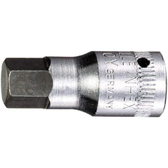 Hand Hex & Torx Bit Sockets; Socket Type: Metric Hex Bit Socket; Hex Size (mm): 3.000; Bit Length: 16 mm; Insulated: No; Tether Style: Not Tether Capable; Material: Chrome Alloy Steel; Finish: Chrome-Plated; Overall Length (Decimal Inch): 1.1100; Non-spar