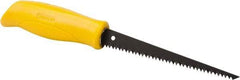 Stanley - 6-1/4" Steel Blade Drywall Saw - High Impact Polypropylene Handle, Textured, Slip Resistant Grip, 11-1/4" OAL - All Tool & Supply