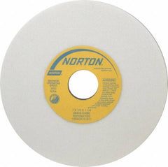 Norton - 7" Diam x 1-1/4" Hole x 1/2" Thick, G Hardness, 46 Grit Surface Grinding Wheel - Aluminum Oxide, Type 1, Coarse Grade, 3,600 Max RPM, Vitrified Bond, No Recess - All Tool & Supply