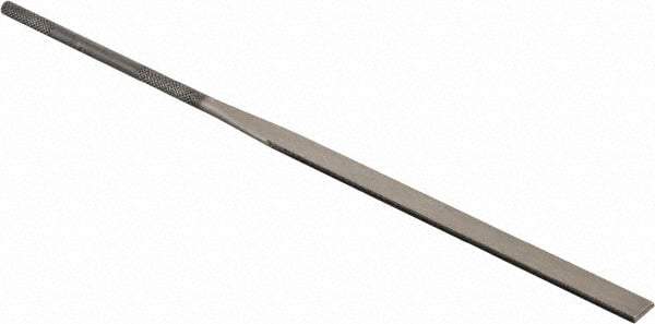 Grobet - 5-1/2" Needle Precision Swiss Pattern Round File - Round Handle - All Tool & Supply