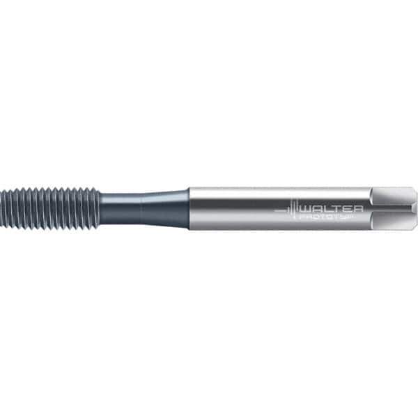 Walter-Prototyp - M8x1.25 DIN 2174 6HX 7.480 Thread Limit Semi-Bottoming Thread Forming Tap - Powdered Metal High Speed Steel, TiCN Finish, 90mm OAL, 12mm Thread Length, Right Hand Thread, Series TC420 - All Tool & Supply