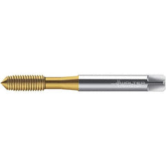 Walter-Prototyp - M8x1.25 DIN 2174 6HX 7.490 Thread Limit Semi-Bottoming Thread Forming Tap - Powdered Metal High Speed Steel, TiN Finish, 90mm OAL, 12mm Thread Length, Right Hand Thread, Series TC430 - All Tool & Supply