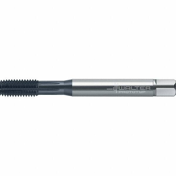 Walter-Prototyp - M5x0.80 DIN 2174 6HX 4.660 Thread Limit Semi-Bottoming Thread Forming Tap - Powdered Metal High Speed Steel, AlCrN Finish, 72.35mm OAL, 8mm Thread Length, Right Hand Thread, Series TC430 - All Tool & Supply