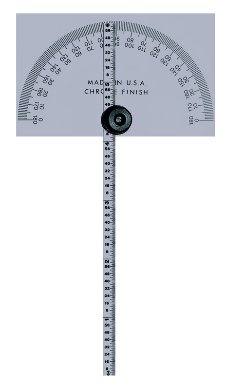 0-180 RECT PROTRACTOR - All Tool & Supply