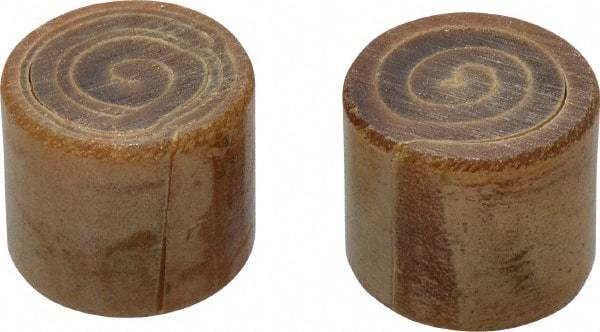 Garland - 1-1/2" Face Diam, Grade Medium Soft, Natural Hammer Tip/Face - Rawhide - All Tool & Supply