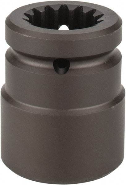 Proto - #5 Spline Drive, 1-7/16" Socket, Impact Socket - 6 Points, 3-3/8" OAL - All Tool & Supply