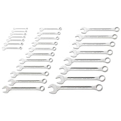 Wrench Sets; Set Type: Combination Wrench; System Of Measurement: Inch; Container Type: Carton; Wrench Size: 1/4 to 1-1/4 ″; Material: Alloy Steel; Chrome; Finish: Chrome-Plated; Overall Length: 14.9607 in; Non-sparking: No; Corrosion-resistant: No; Ratch