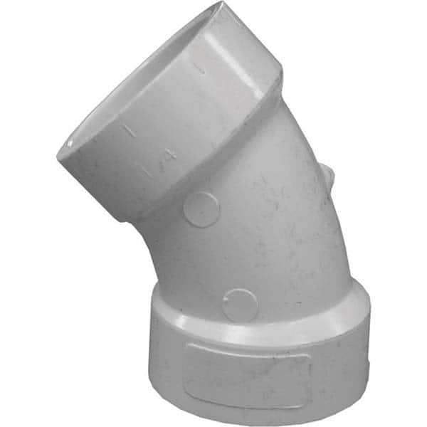 Jones Stephens - Plastic Pipe Fittings Type: Short Turn 45 Elbow Fitting Size: 2 (Inch) - All Tool & Supply