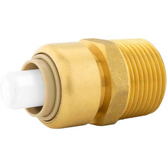 Jones Stephens - Metal Push-To-Connect Tube Fittings Type: Adapter Tube Outside Diameter (Inch): 1/2 - All Tool & Supply