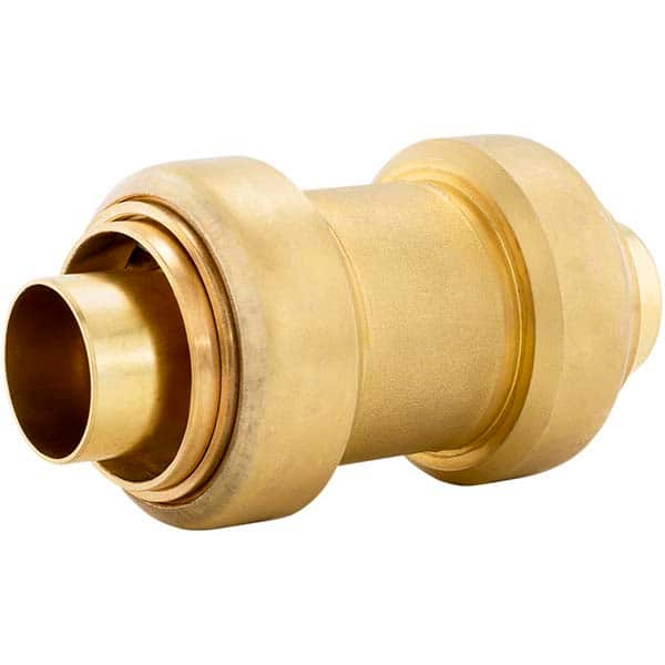 Jones Stephens - Metal Push-To-Connect Tube Fittings Type: Coupling Tube Outside Diameter (Inch): 1-1/2 - All Tool & Supply