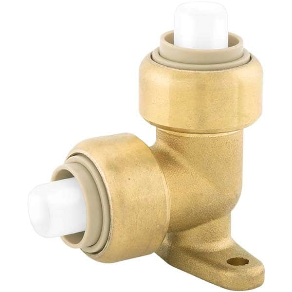 Jones Stephens - Metal Push-To-Connect Tube Fittings Type: Drop Ear Elbow Tube Outside Diameter (Inch): 1/2 - All Tool & Supply