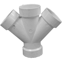 Jones Stephens - Drain, Waste & Vent Pipe Fittings Type: Double Wye Fitting Size: 4 x 3 (Inch) - All Tool & Supply