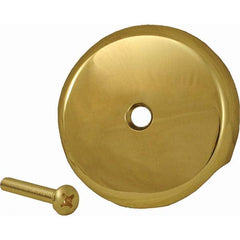 Jones Stephens - Shower Heads & Accessories Type: Overflow Plate Finish/Coating: Polished Brass - All Tool & Supply