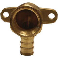 Jones Stephens - Brass & Chrome Pipe Fittings Type: Drop Ear 90 Elbow Fitting Size: 3/4 x 1/2 - All Tool & Supply