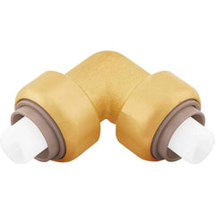 Jones Stephens - Metal Push-To-Connect Tube Fittings Type: 90 Degree Elbow Tube Outside Diameter (Inch): 1/2 - All Tool & Supply