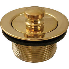 Jones Stephens - Shower Heads & Accessories Type: Bath Drain Finish/Coating: Polished Brass - All Tool & Supply