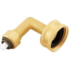 Jones Stephens - Metal Push-To-Connect Tube Fittings Type: 90 Degree Elbow Tube Outside Diameter (Inch): 1/4 - All Tool & Supply