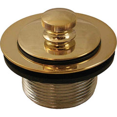 Jones Stephens - Shower Heads & Accessories Type: Bath Drain Finish/Coating: Polished Brass - All Tool & Supply