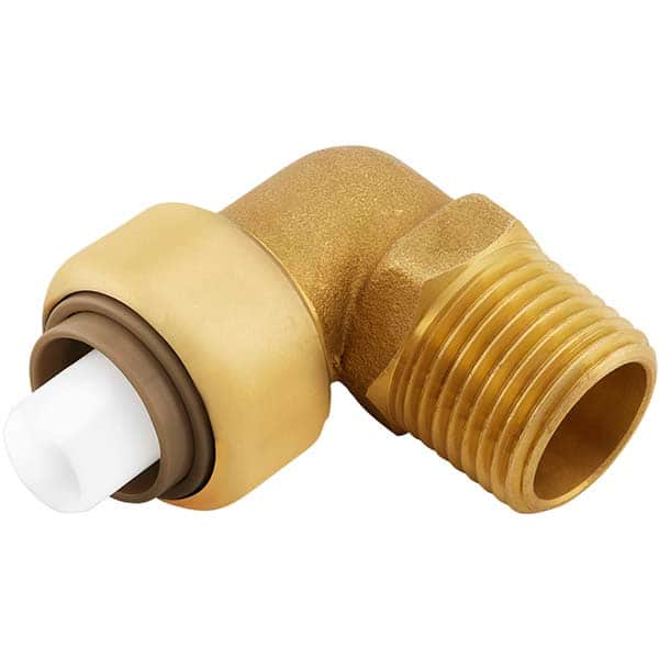 Jones Stephens - Metal Push-To-Connect Tube Fittings Type: Adapter Tube Outside Diameter (Inch): 1/2 - All Tool & Supply