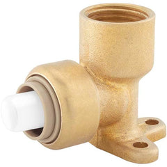 Jones Stephens - Metal Push-To-Connect Tube Fittings Type: Drop Ear Elbow Tube Outside Diameter (Inch): 1/2 - All Tool & Supply