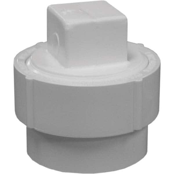 Jones Stephens - Drain, Waste & Vent Pipe Fittings Type: Cleanout Adapter w/Plug Fitting Size: 4 (Inch) - All Tool & Supply