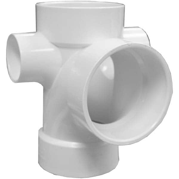 Jones Stephens - Drain, Waste & Vent Pipe Fittings Type: Sanitary Tee Fitting Size: 3 x 3 x 1-1/2 (Inch) - All Tool & Supply