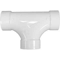 Jones Stephens - Drain, Waste & Vent Pipe Fittings Type: Two-Way Cleanout Tee Fitting Size: 3 (Inch) - All Tool & Supply