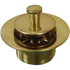 Jones Stephens - Shower Heads & Accessories Type: Bath Drain Finish/Coating: Polished Brass - All Tool & Supply