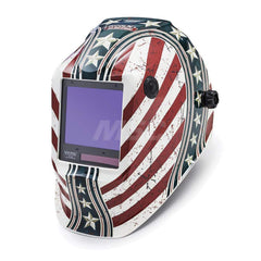 Welding Helmet: White, Nylon, Shade 5 to 13, Ratchet Adjustment