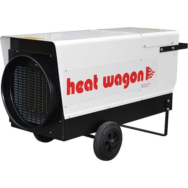 Heat Wagon - Electric Forced Air Heaters Type: Forced Air Blower Maximum BTU Rating: 136500 - All Tool & Supply