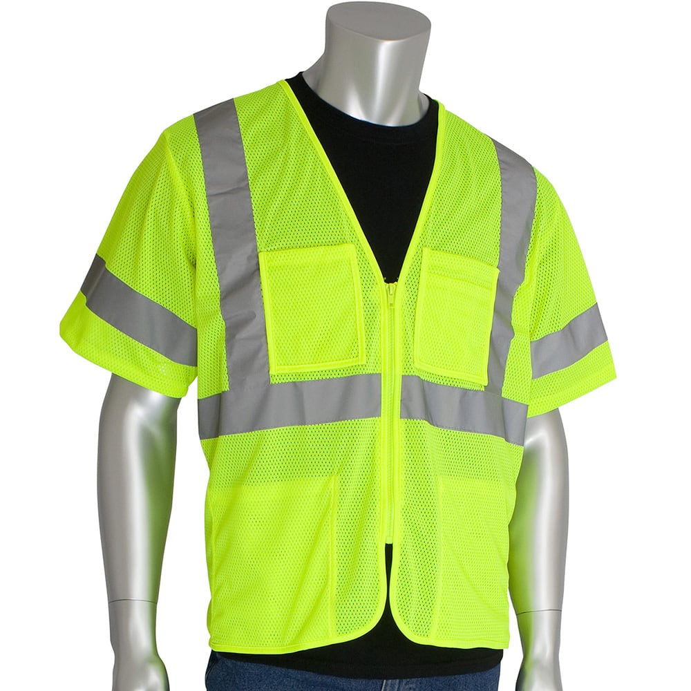 PIP - High Visibility Vests Vest Style: General Purpose; Surveyor's Vest Type: Hi Visibility - All Tool & Supply