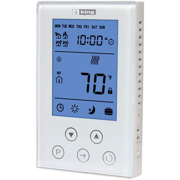 King Electric - Thermostats Type: Line Voltage Wall Thermostat Style: Line Voltage Wall Thermostat - All Tool & Supply