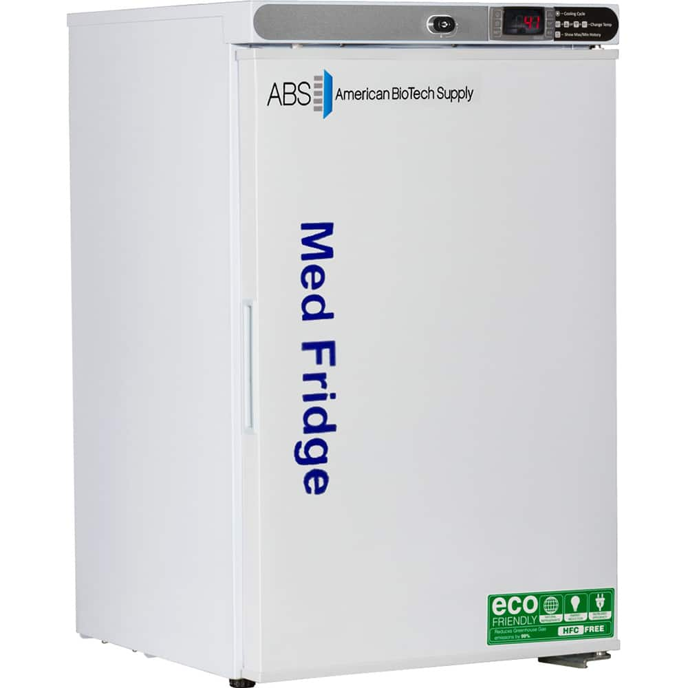 American BioTech Supply - Laboratory Refrigerators and Freezers Type: Pharmacy Refrigerator Volume Capacity: 2.5 Cu. Ft. - All Tool & Supply