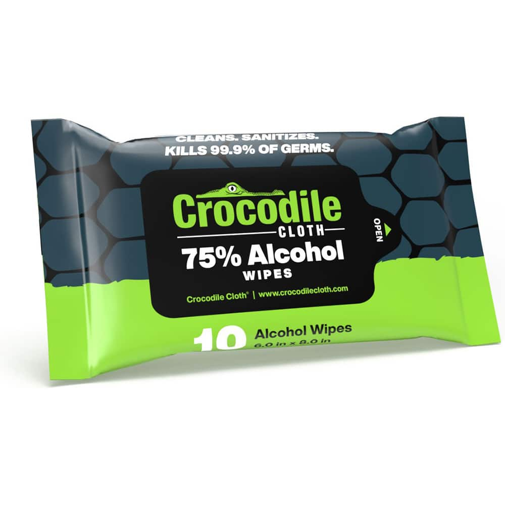 Crocodile Cloth - Wipes Type: Disinfectant Style: Pre-Moistened; Flat Fold - All Tool & Supply