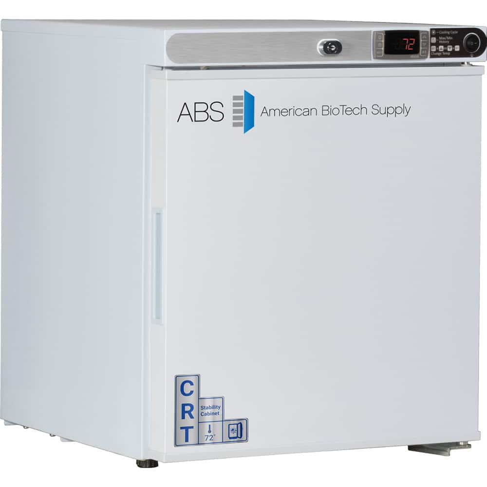 American BioTech Supply - Laboratory Refrigerators and Freezers Type: Controlled Room Temperature Cabinet Volume Capacity: 1 Cu. Ft. - All Tool & Supply