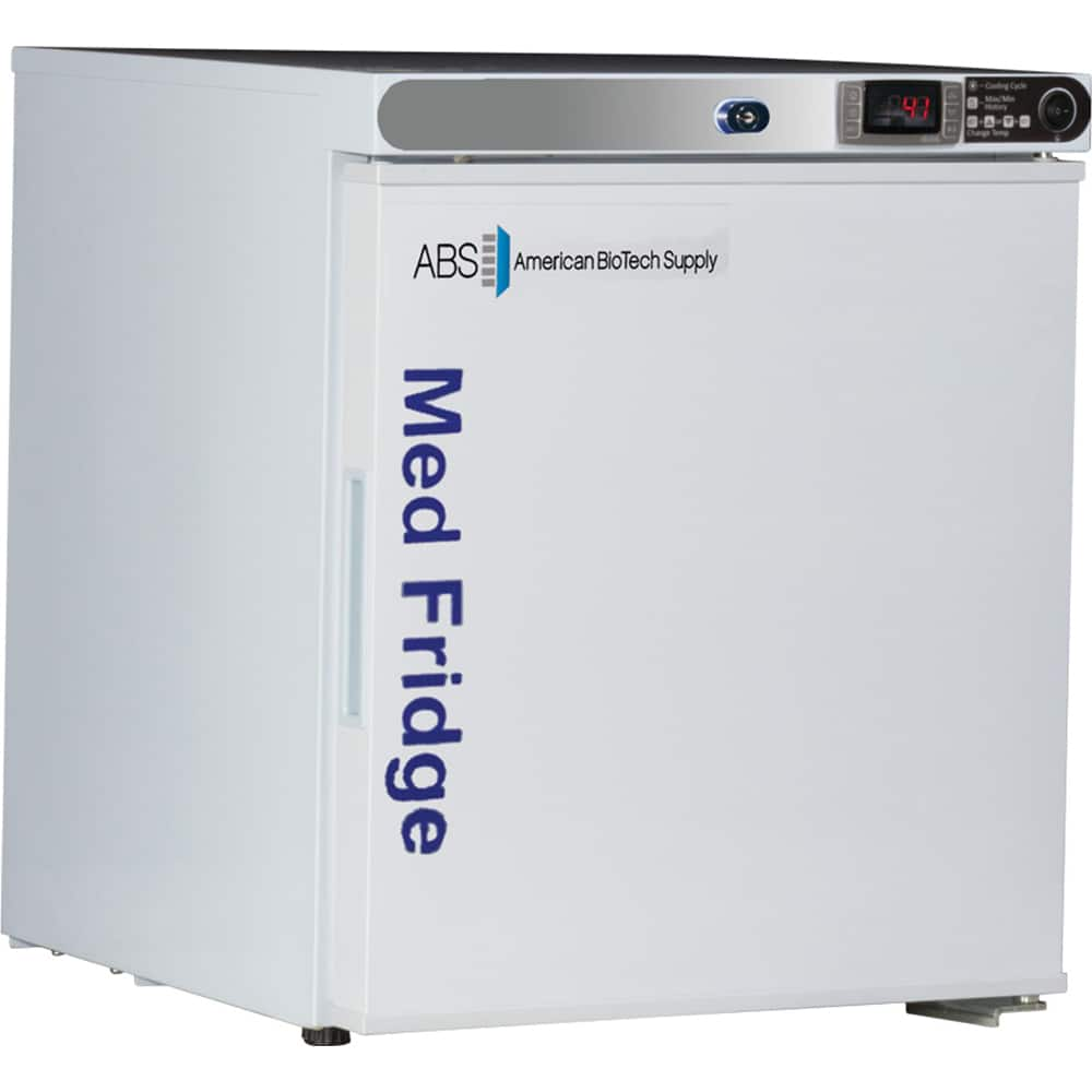 American BioTech Supply - Laboratory Refrigerators and Freezers Type: Pharmacy Refrigerator Volume Capacity: 1 Cu. Ft. - All Tool & Supply