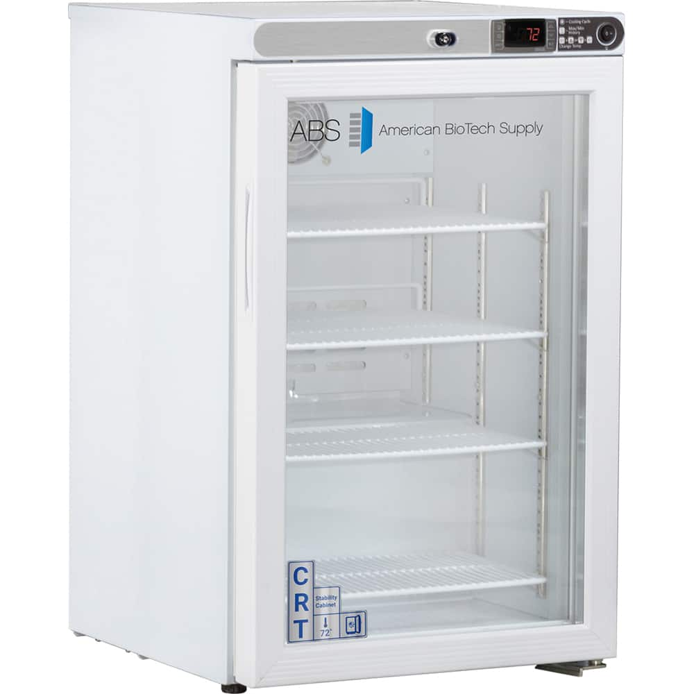 American BioTech Supply - Laboratory Refrigerators and Freezers Type: Controlled Room Temperature Cabinet Volume Capacity: 2.5 Cu. Ft. - All Tool & Supply