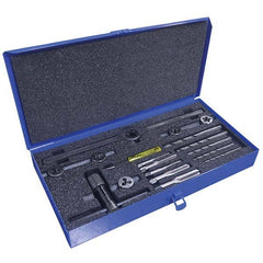 Greenfield Threading - Tap & Die Sets Minimum Tap Thread Size (mm): M6x1.00 Maximum Tap Thread Size (mm): M12x1.75 - All Tool & Supply