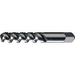 Spiral Flute Tap: 1/4-20, UNC, 3 Flute, Modified Bottoming, High Speed Steel, Bright/Uncoated 1″ Thread Length, 2.5″ OAL, Right Hand Flute, Right Hand Thread, H11, Series SFGP+5