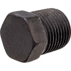 USA Sealing - Black Pipe Fittings Type: Hex Plug Fitting Size: 3/8 (Inch) - All Tool & Supply