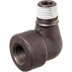 USA Sealing - Black Pipe Fittings Type: 90 Degree Street Elbow Fitting Size: 1 (Inch) - All Tool & Supply