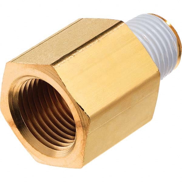 USA Sealing - 3/4 x 3/8" Brass Pipe Reducing Adapter - All Tool & Supply