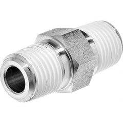 USA Sealing - 1/2" Galvanized Steel Pipe Hex Nipple - All Tool & Supply