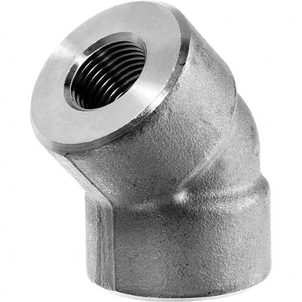 USA Sealing - 1" 316 Stainless Steel Pipe 45° Elbow - All Tool & Supply