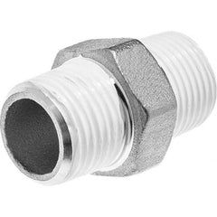 USA Sealing - 3/8" 304 Stainless Steel Pipe Hex Nipple - All Tool & Supply